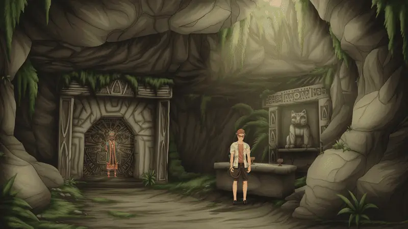 Scott in the Mysterious Chamber